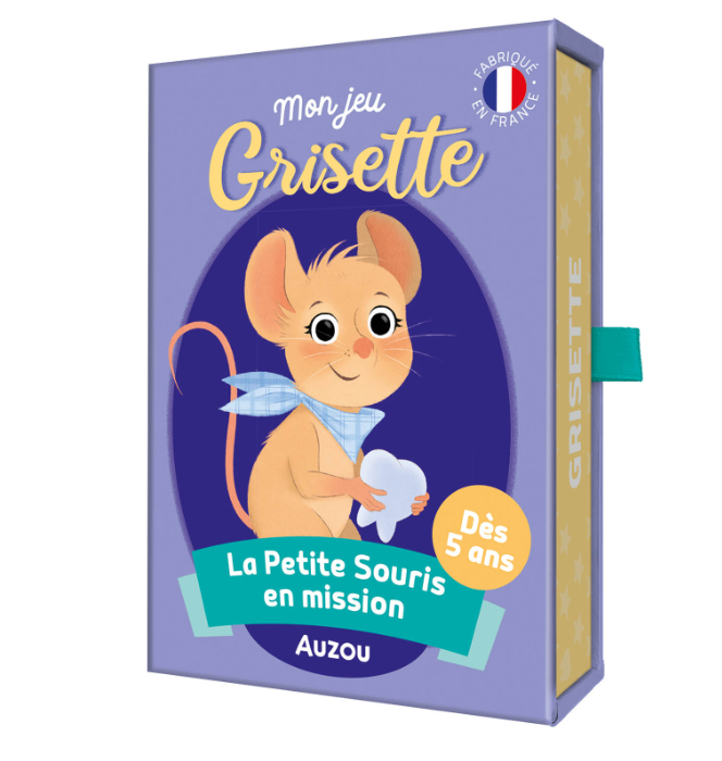 JEU DE CARTES - MON JEU GRISETTE - LA PETITE SOURIS EN MISSION dès 5ans