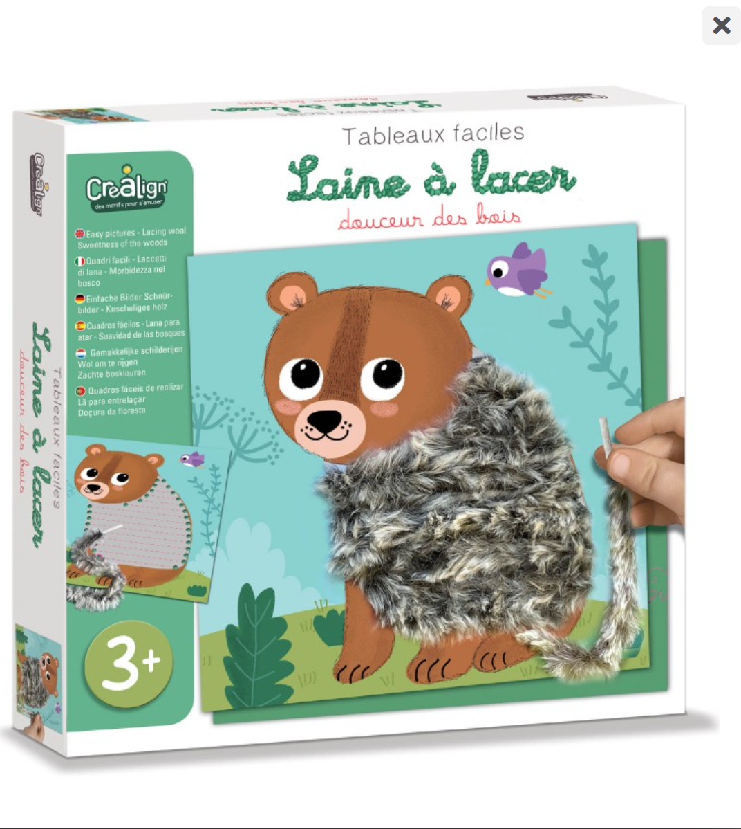 Laine à lacer - douceur des bois