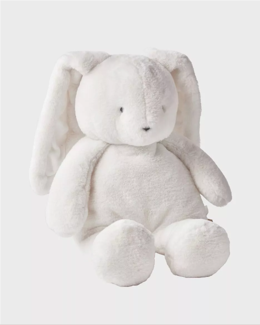 Peluche lapin neige 46cm