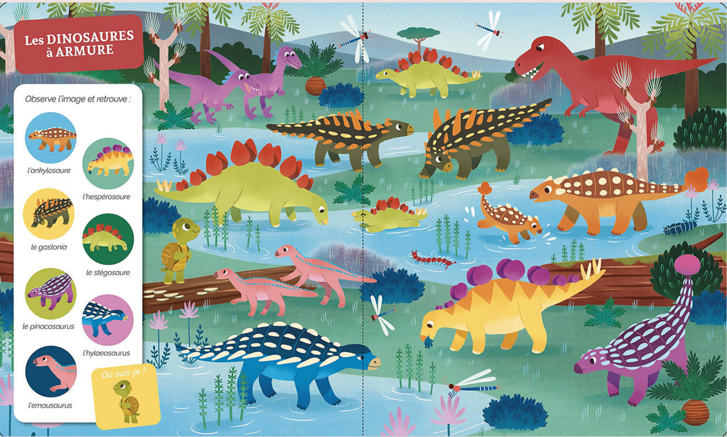 CHERCHE ET TROUVE DES TOUT-PETITS - LES DINOSAURES