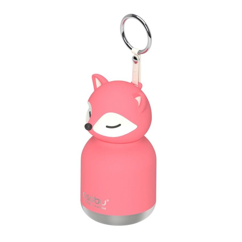 Mini Gourde isotherme Renard Rose