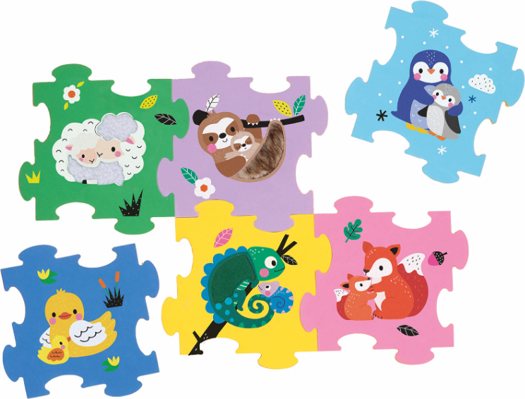 MON PUZZLE EN MOUSSE - À TOUCHER Dès 12 mois