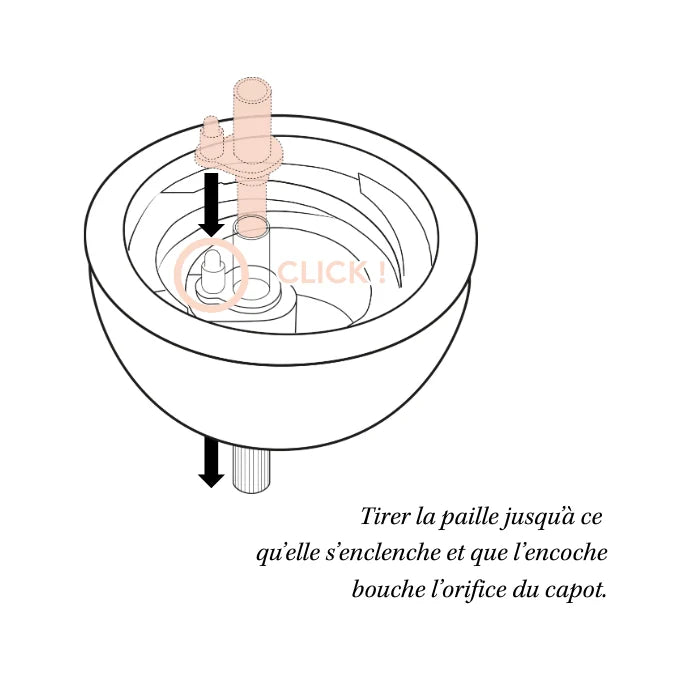 Tasse à paille lestée Coconut vert sauge