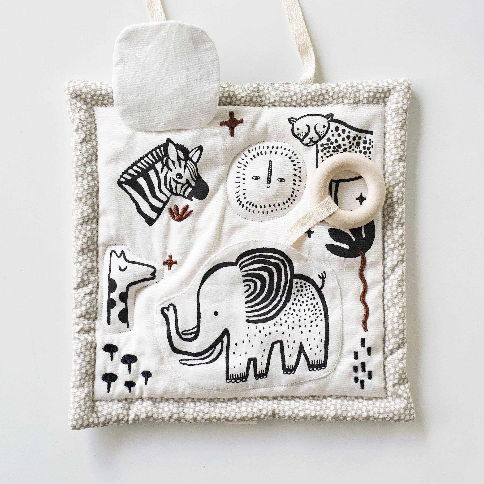 Tapis d'activité pour bébé - Animaux de la savane