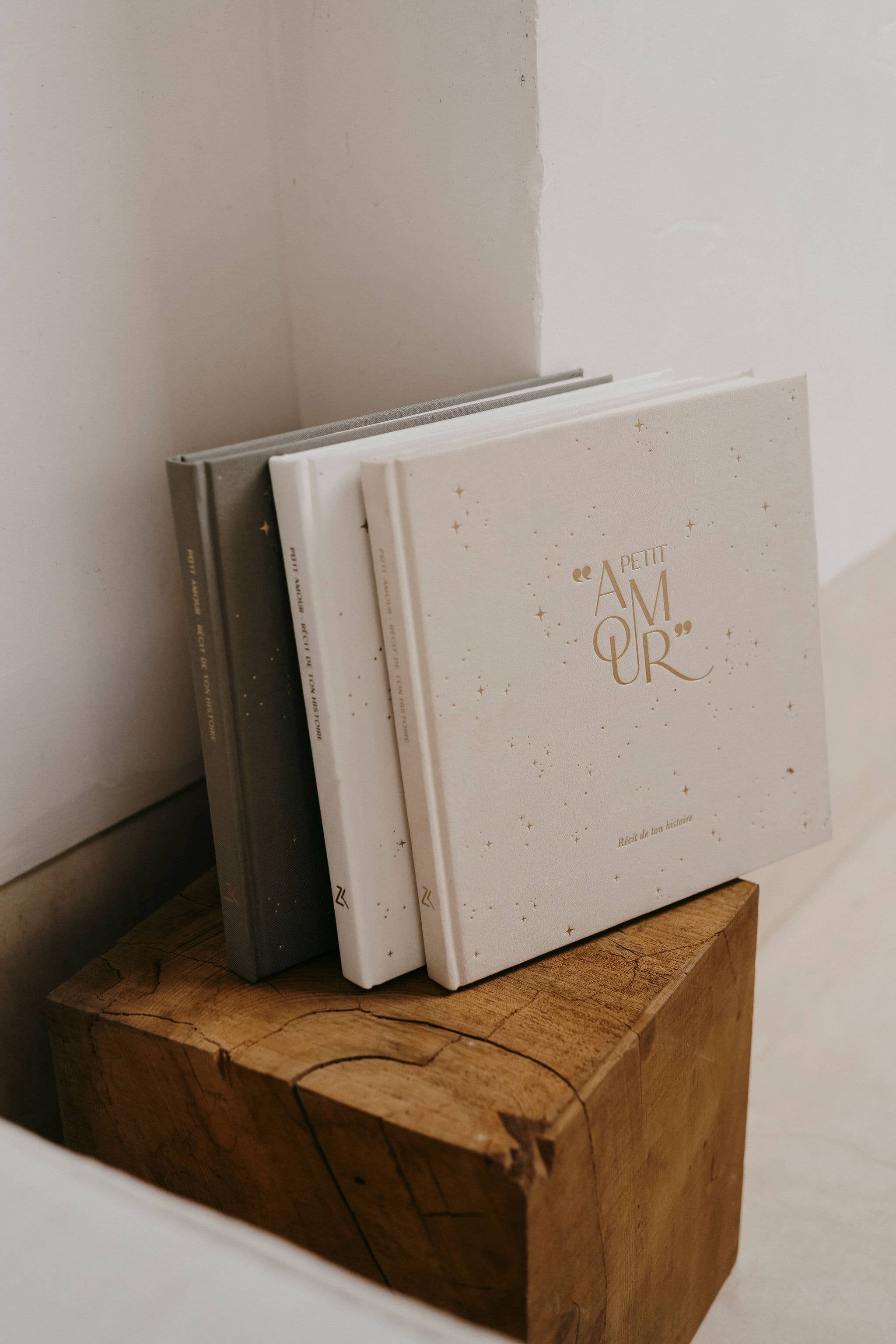 Livre de naissance - Petit Amour Beige