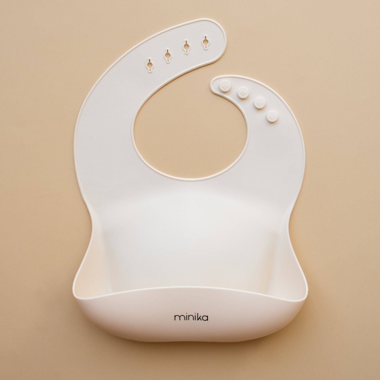 Bavoir en silicone - Modèle Coquillage