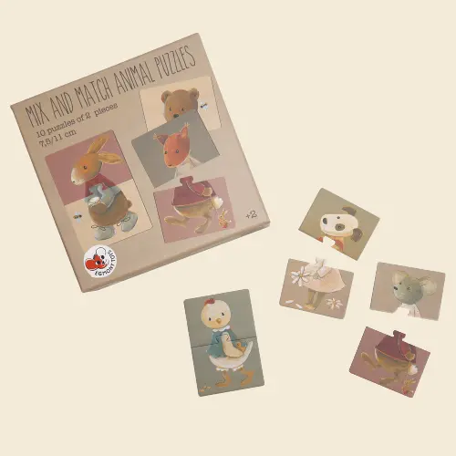 Puzzle Mix & Match animaux – Egmont – Dès 2 ans
