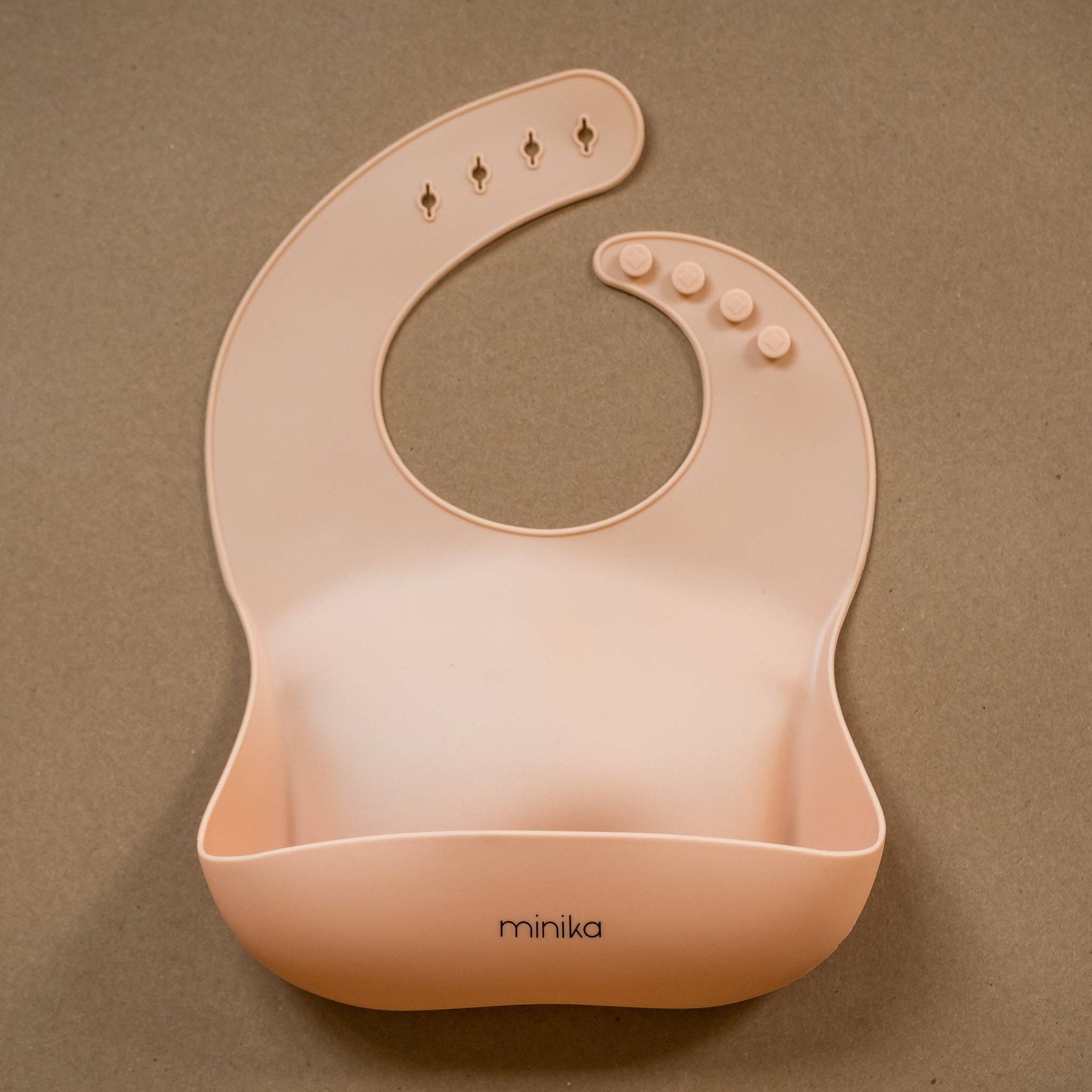 Bavoir en silicone - Blush