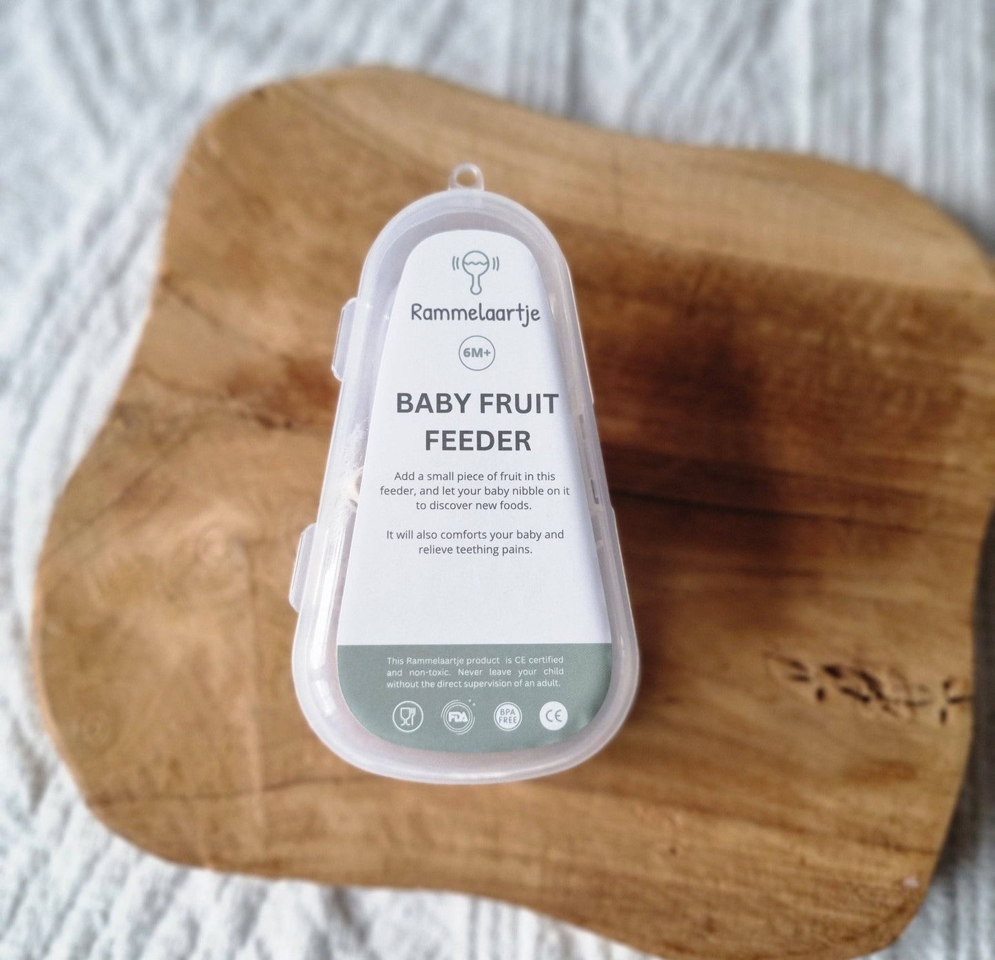 Tétine grignoteuse  - Marron doux