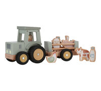 Tracteur avec remorque en bois FSC - Little Farm