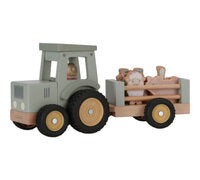 Tracteur avec remorque en bois FSC - Little Farm