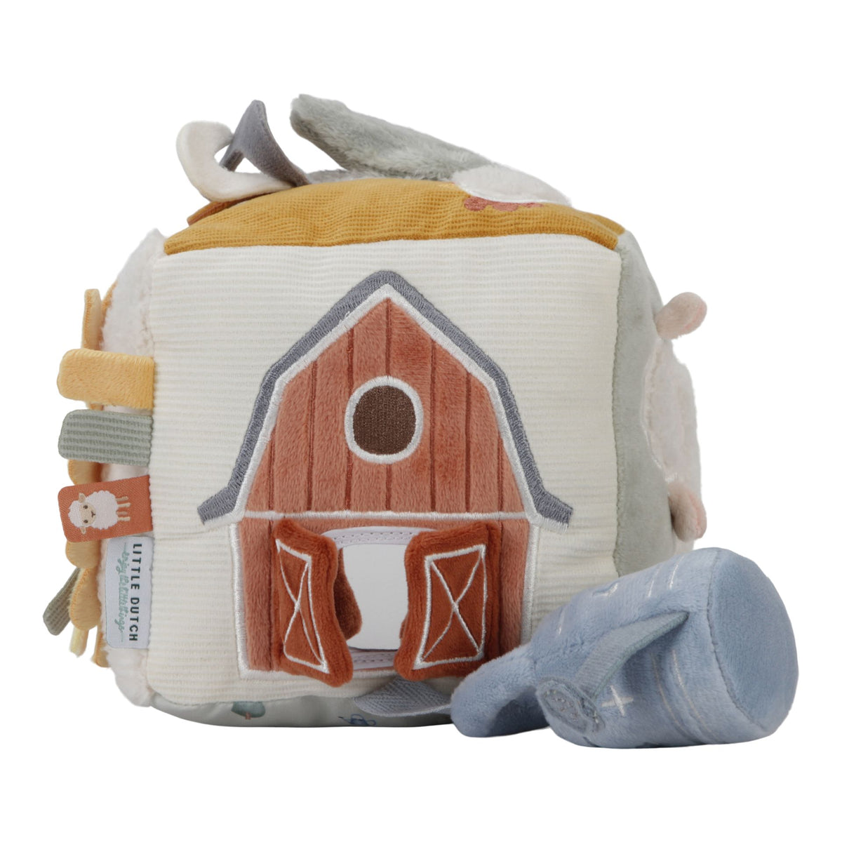 Cube d’activités doux Little Farm – Little Dutch