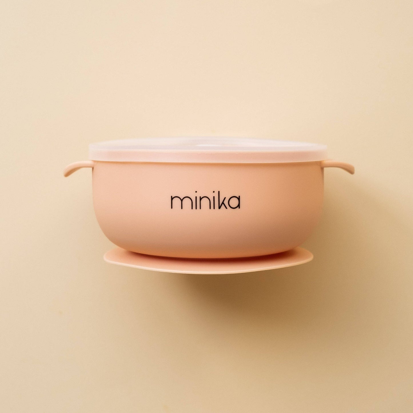 Bol en silicone avec couvercle - Blush