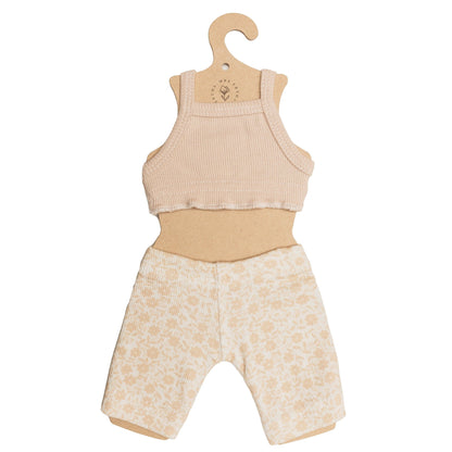 Vêtement pour poupées Ensemble Leggings Bouquet