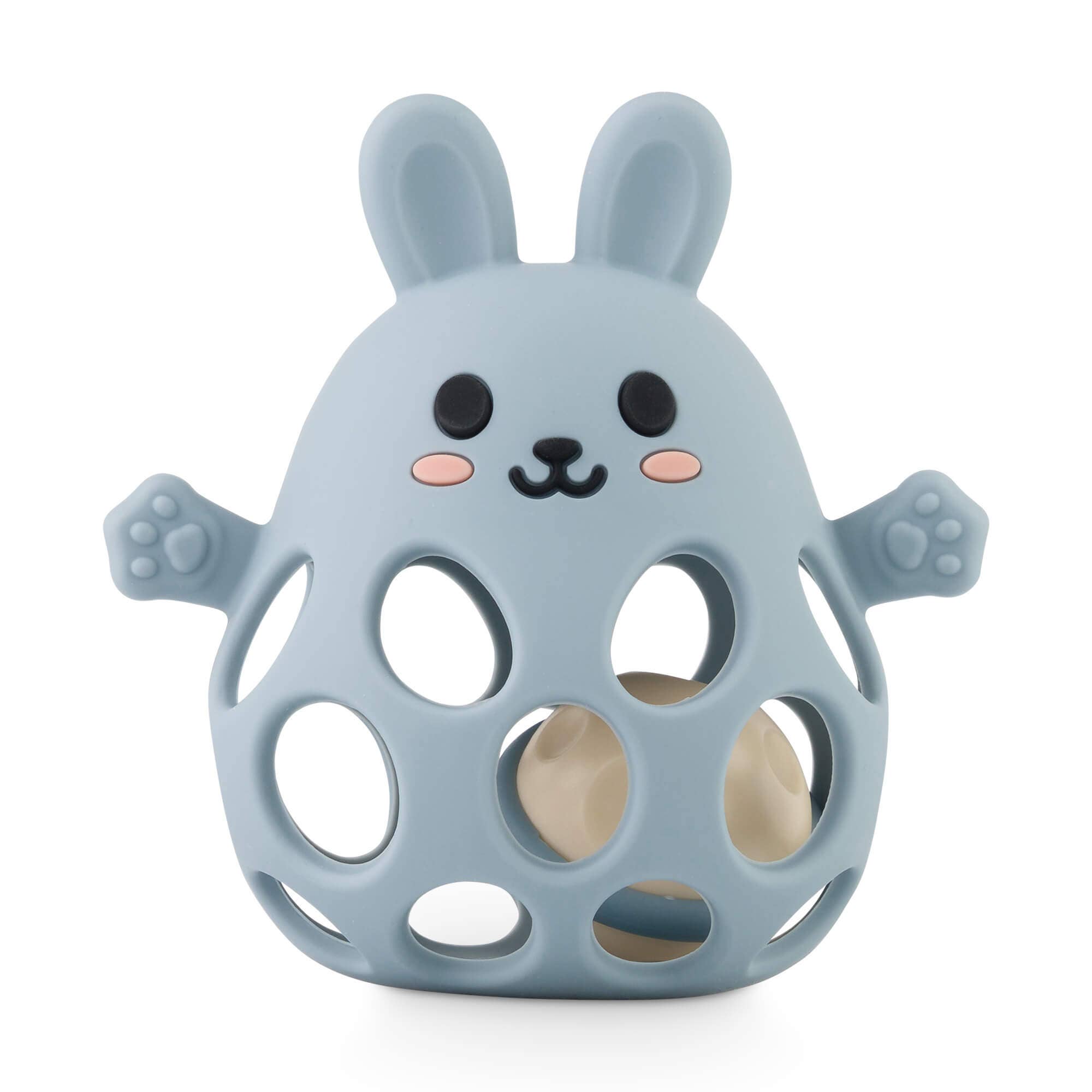 Lapin Mordeur avec Balle à Hochet: Blau