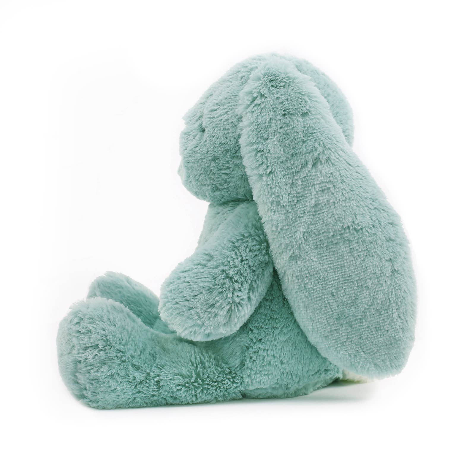 Peluche lapin vert - 34 cm