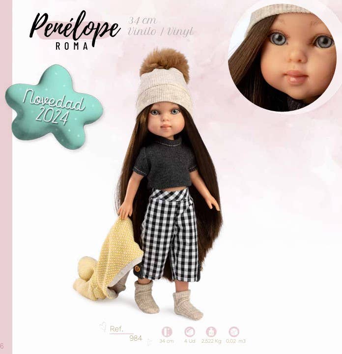 Poupée Pénélope ROMA 33 cm
