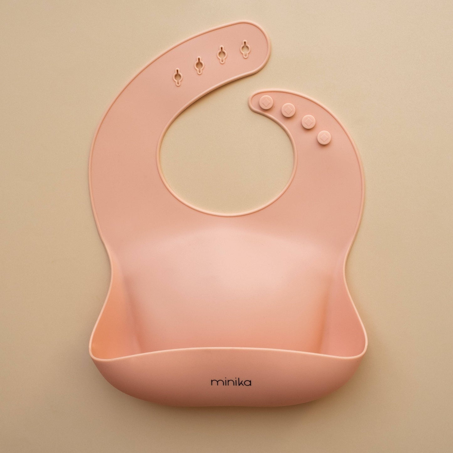 Bavoir en silicone - Blush