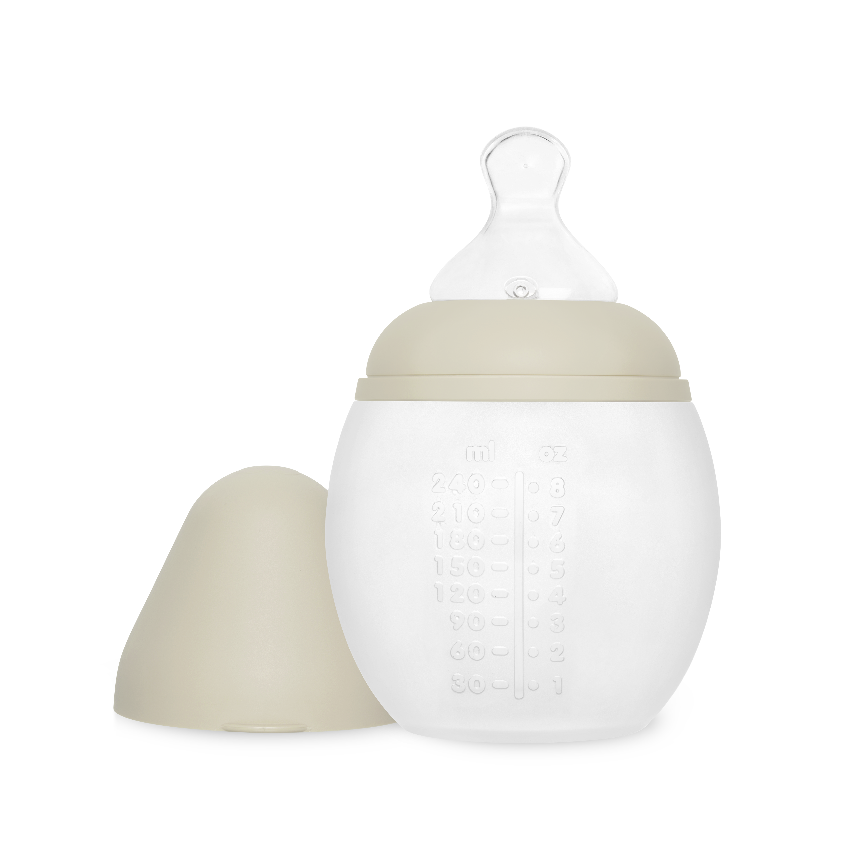 Biberon en silicone 240 ml - Sable