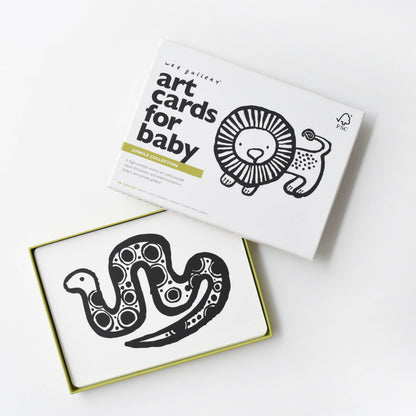 Cartes d'art pour bébé - Animaux de la jungle - Cartes flash pour nourrissons