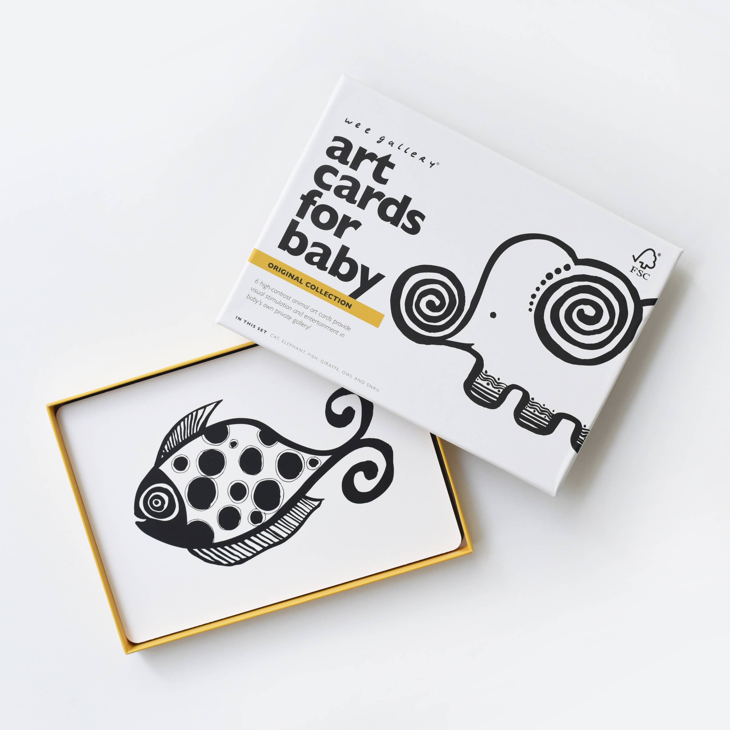 Cartes d'art pour bébé - Animaux originaux - Cartes flash pour nourrissons