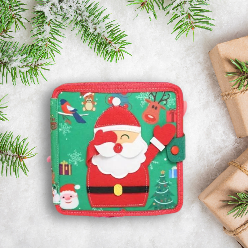 Livre d’activités en feutrine – Noël 0+