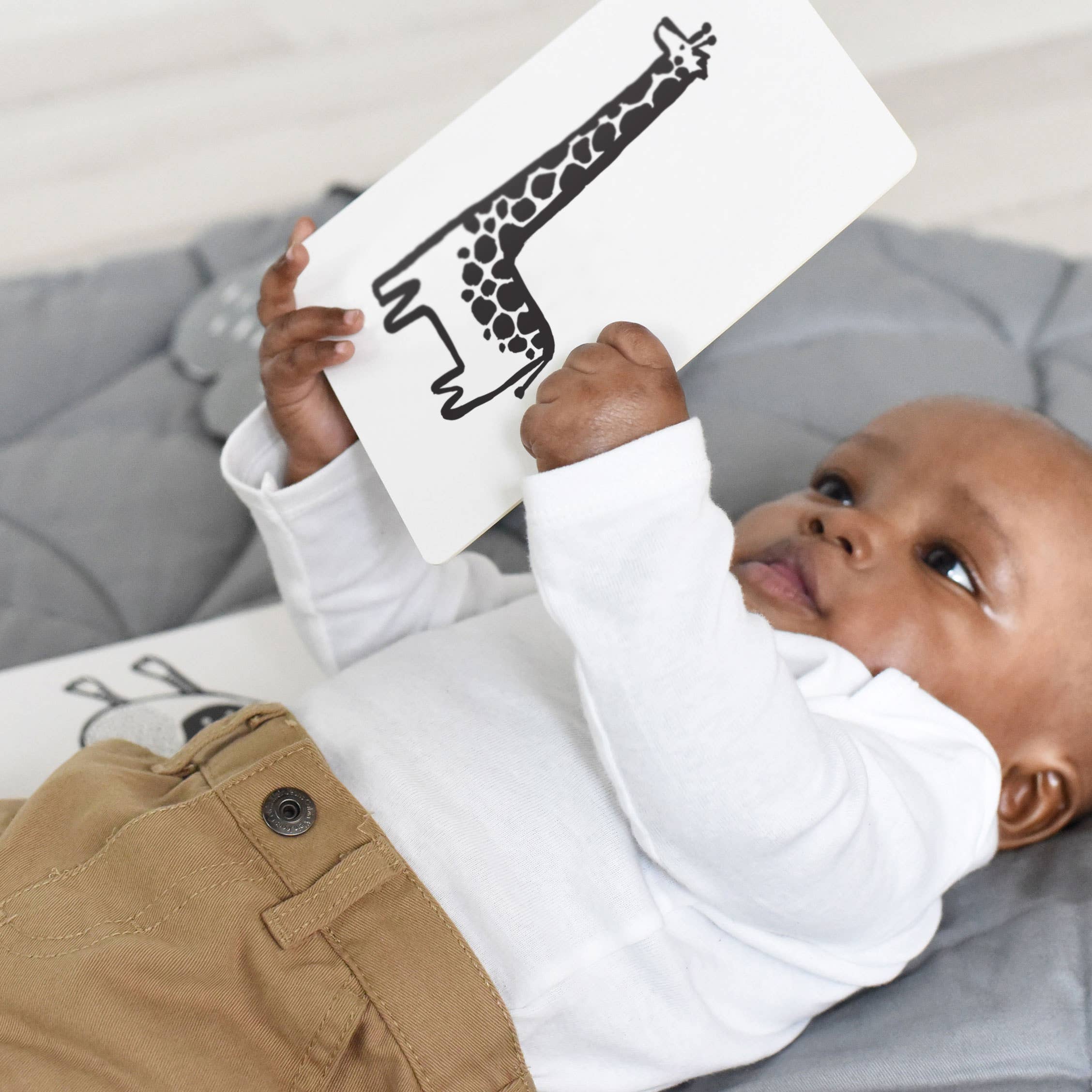 Cartes d'art pour bébé - Animaux originaux - Cartes flash pour nourrissons