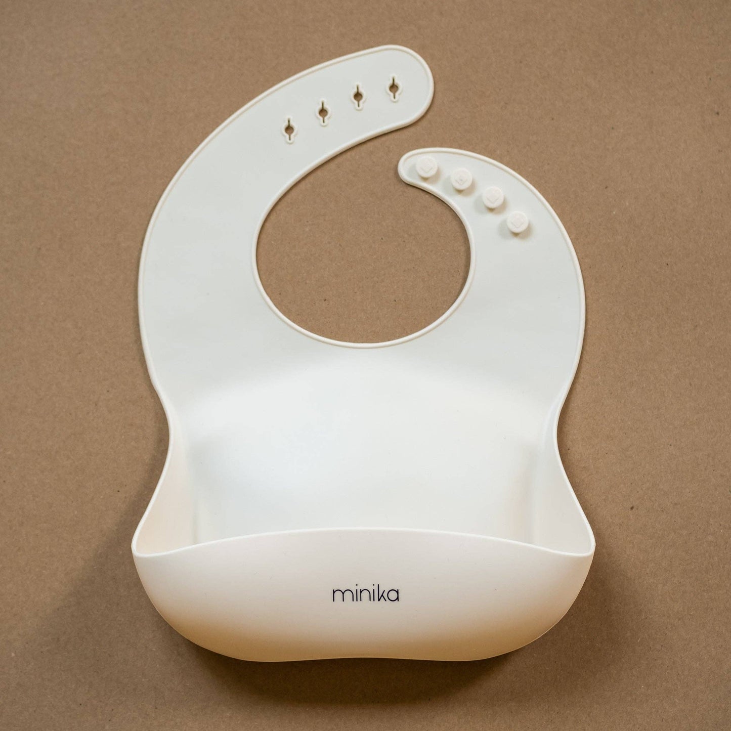 Bavoir en silicone - Modèle Coquillage