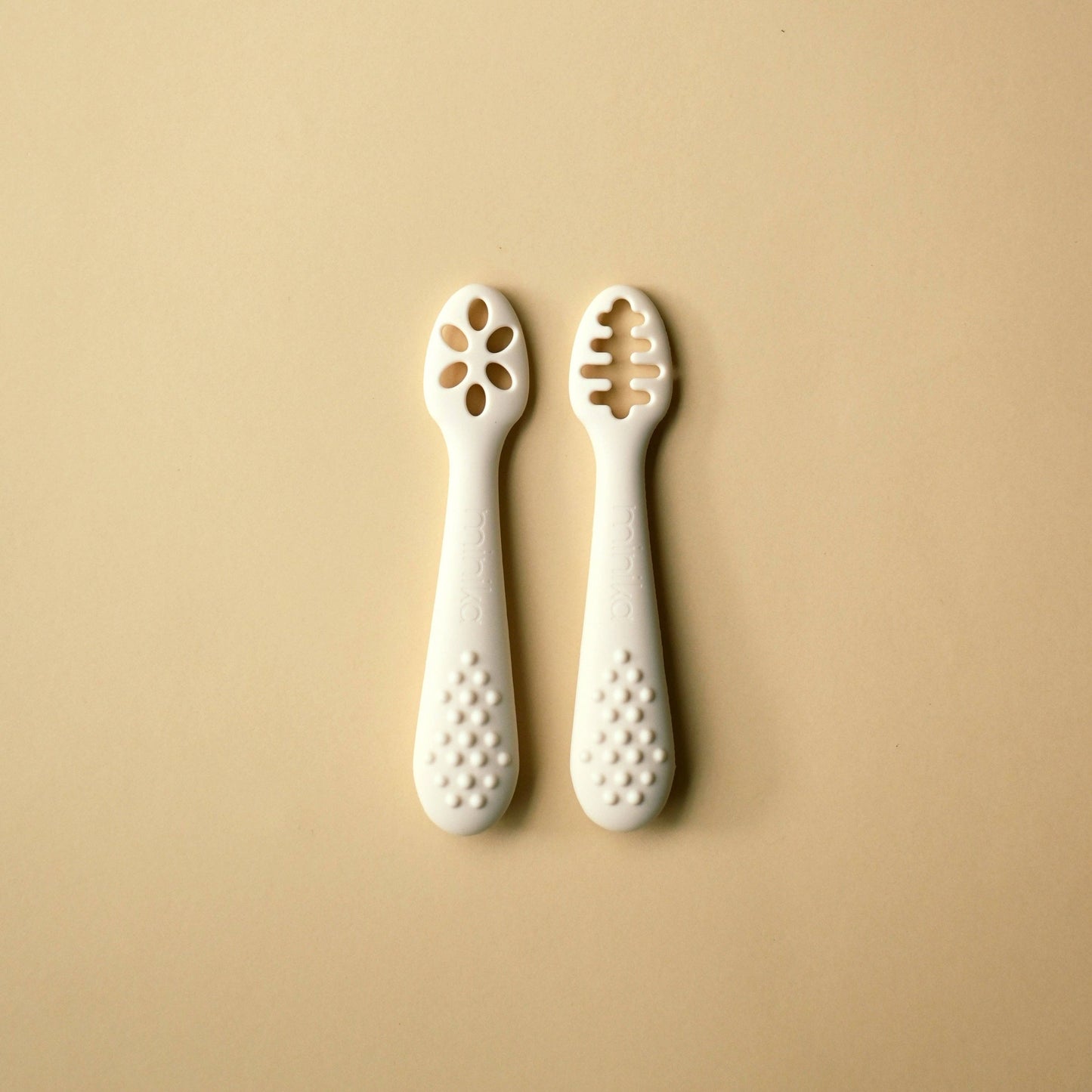 Cuillères d'apprentissage - Coquillage - Lot de 2