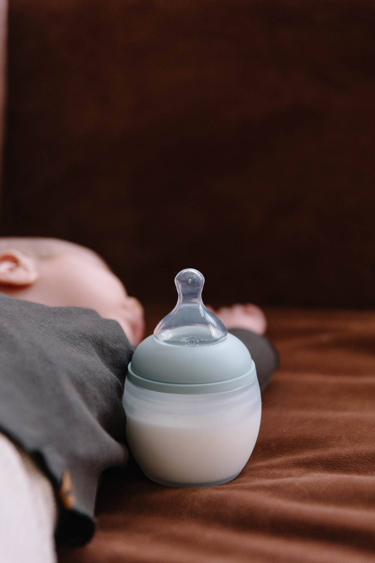 Biberon en silicone 150 ml - Sauge