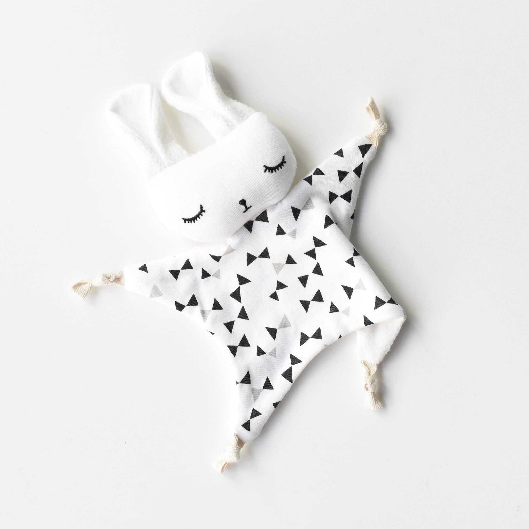 Cuddle Bunny - Nœuds papillon - Doudou en tissu biologique pour bébé