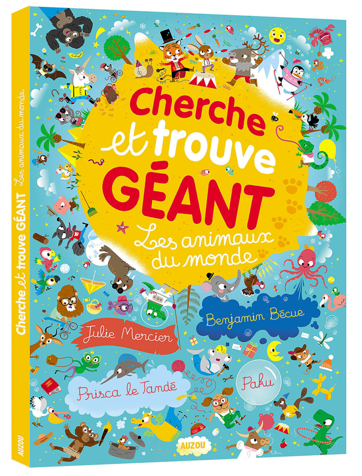 Cherche et trouve géant–Les animaux du monde Dès 5 ans