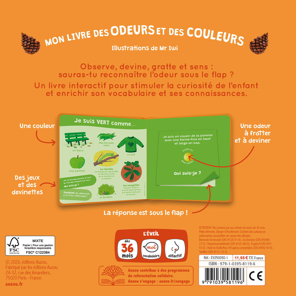 Mon livre des odeurs et des couleurs – L’automne