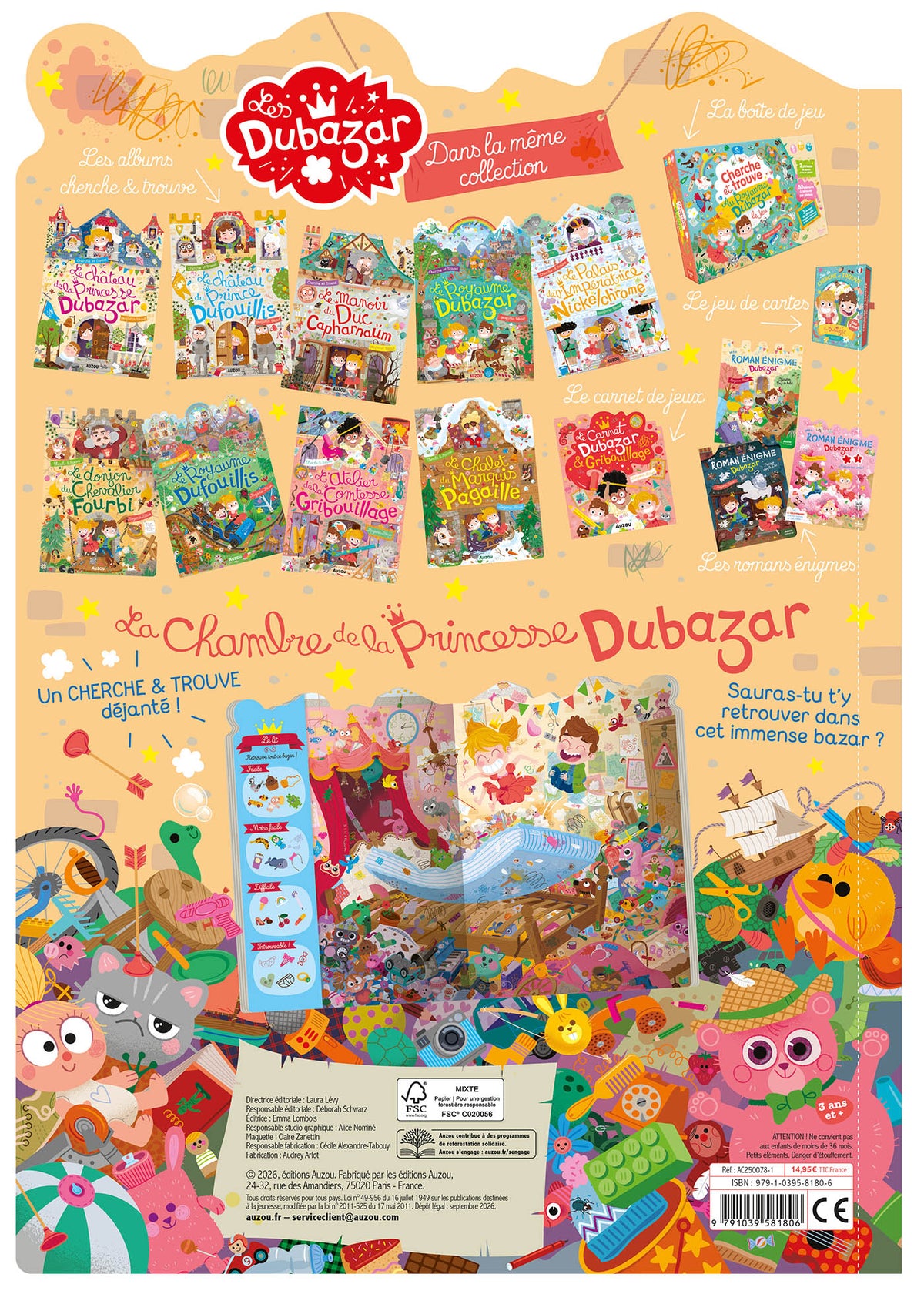 La chambre de la princesse Dubazar – Cherche et trouve dès 3 ans