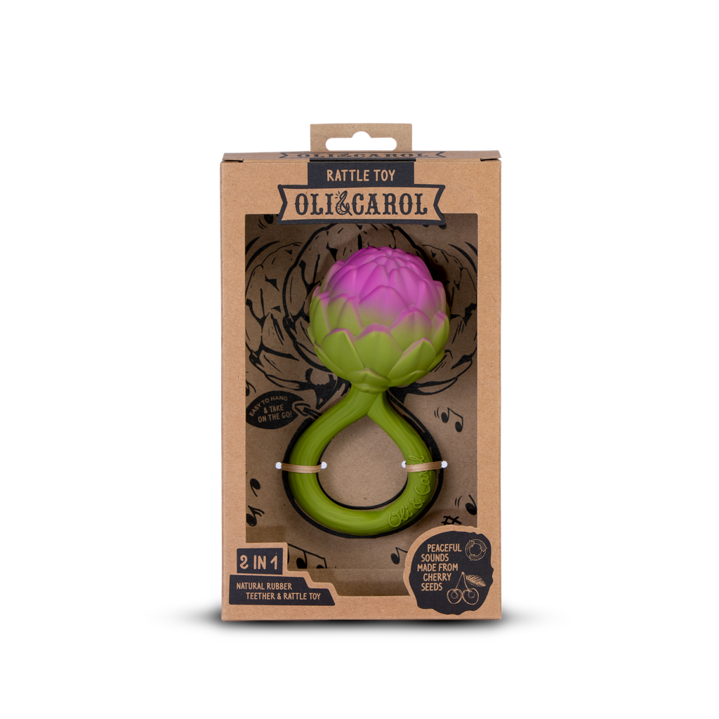 Artichoke Rattle Toy