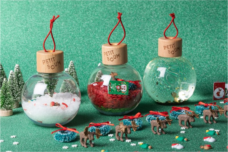 🎄 Pack de 3 boules de Noël sensorielles