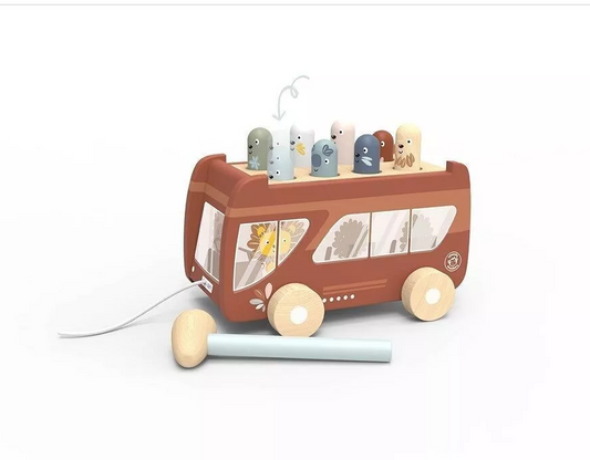 Bus à tirer et jeu de martelage