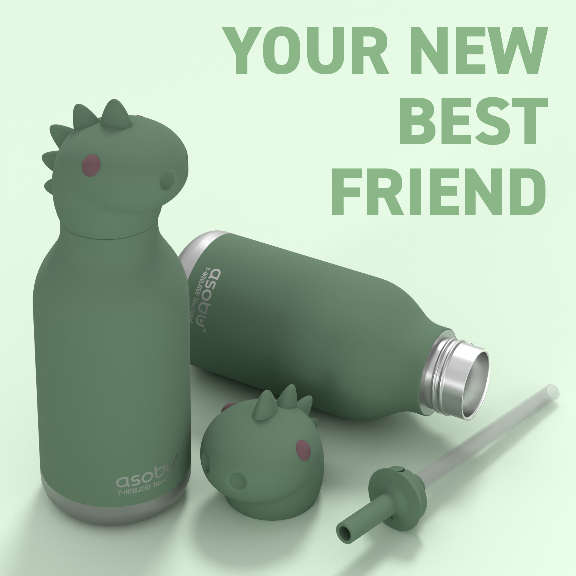 Gourde isotherme Dinosaure Bestie