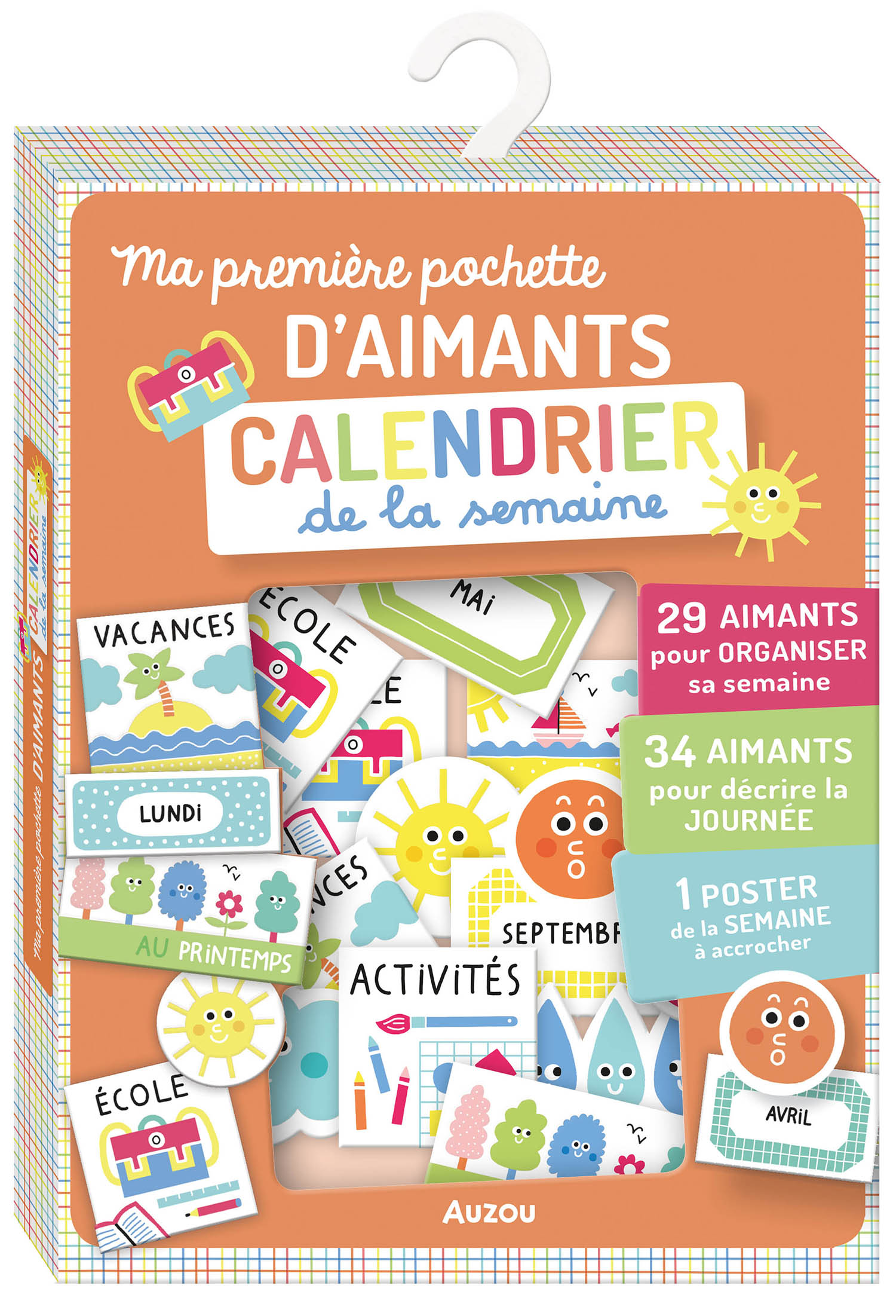 CALENDRIER DE LA SEMAINE -MA POCHETTE D'AIMANTS