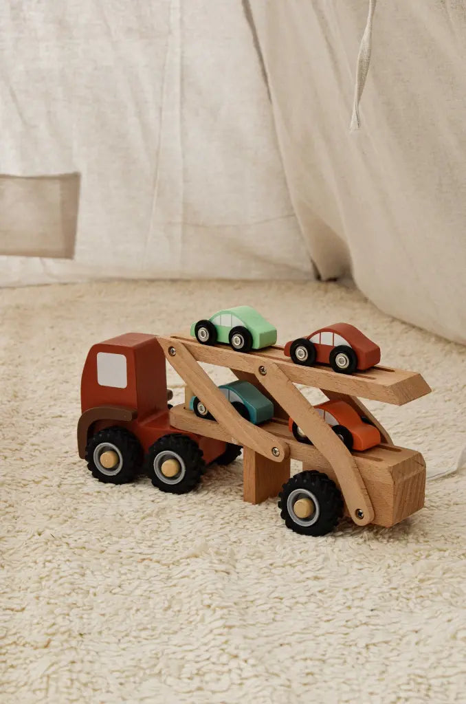 Camion porte-voitures en bois – Egmont – Dès 18 mois