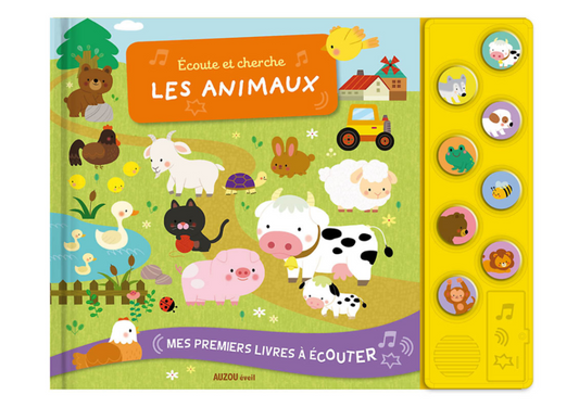 MES PREMIERS LIVRES À ÉCOUTER - ÉCOUTE ET CHERCHE LES ANIMAUX