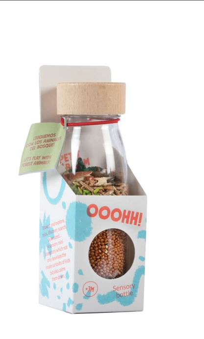 Bouteille sensorielle forêt