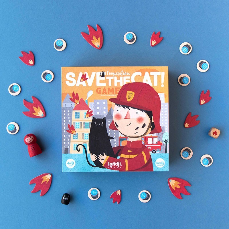 Jeu coopératif Sauvez le Chat ! Londji – Dès 4 ans