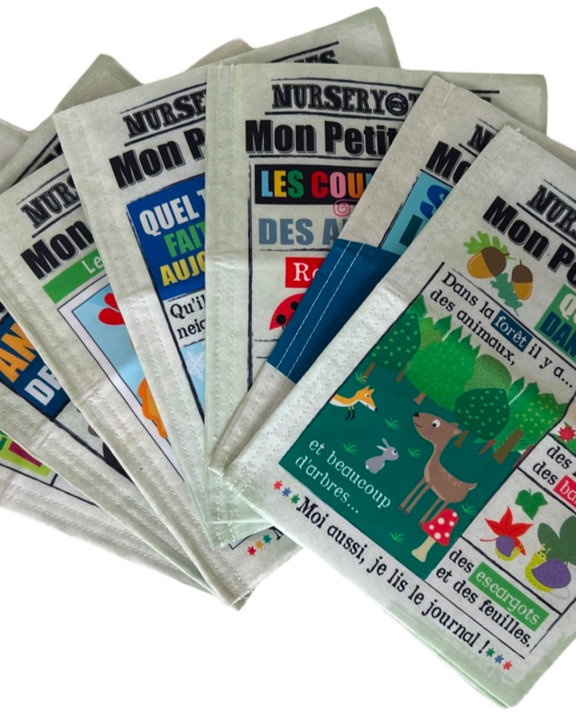Mon premier journal en tissu - Plusieurs thèmes à découvrir