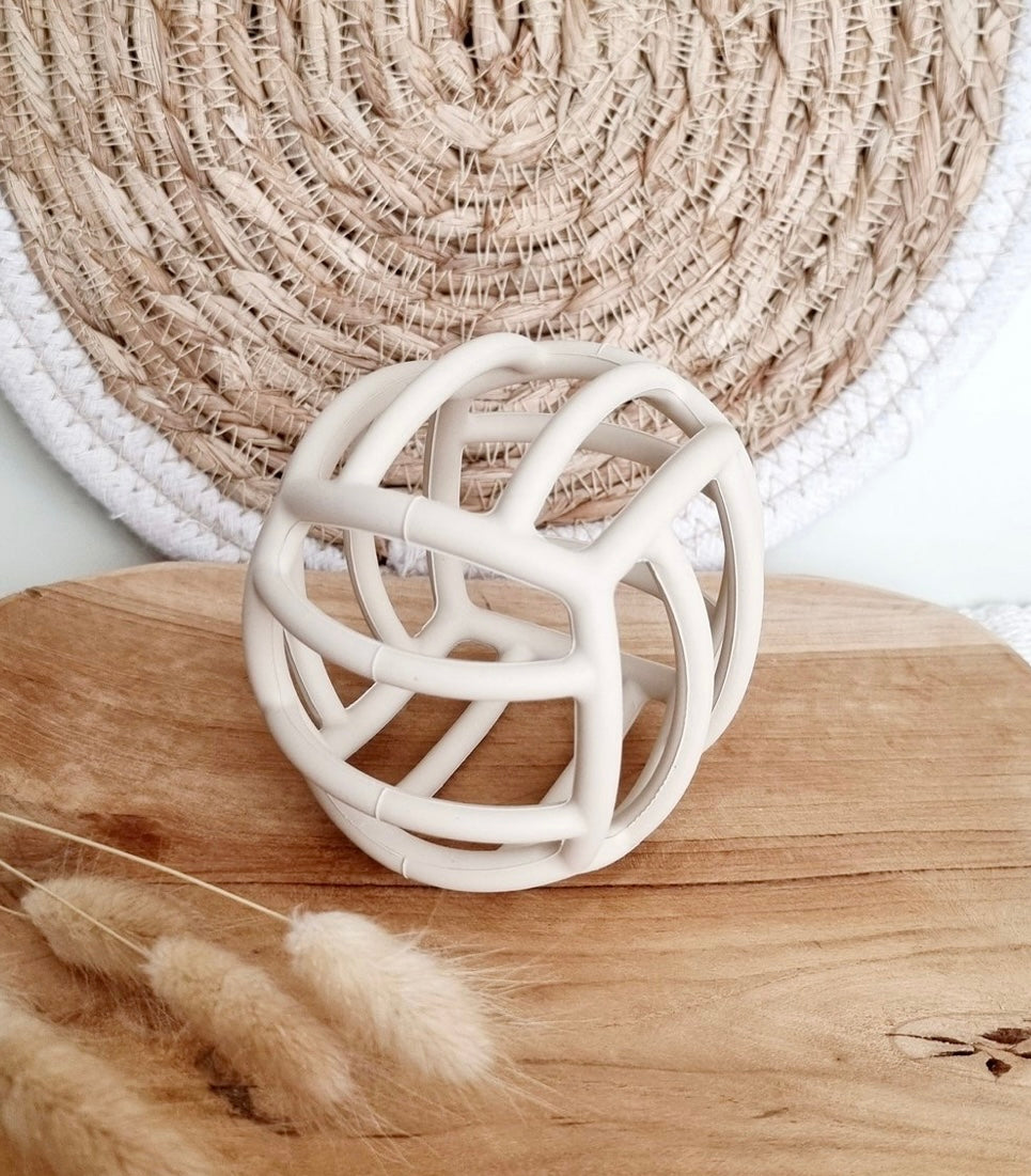 Balle en silicone alimentaire - Beige