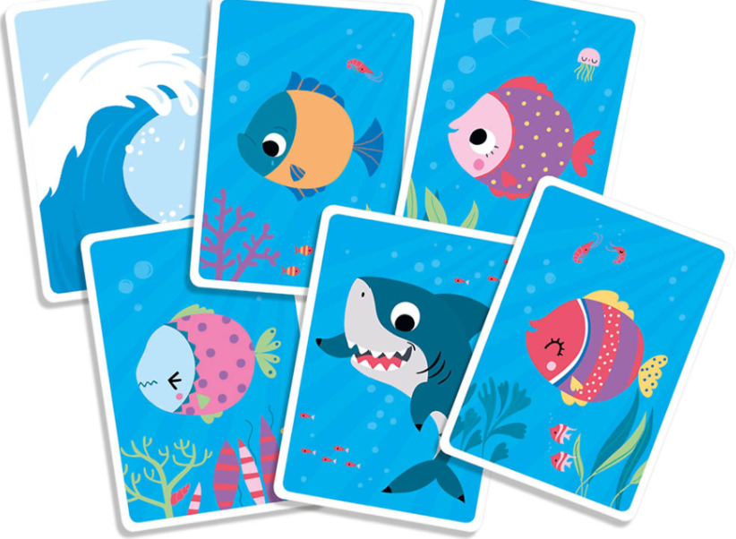 JEU DE CARTES - MON PREMIER JEU DE GARE AU REQUIN ! Dès 3 ans