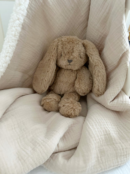 Peluche lapin caramel 25cm