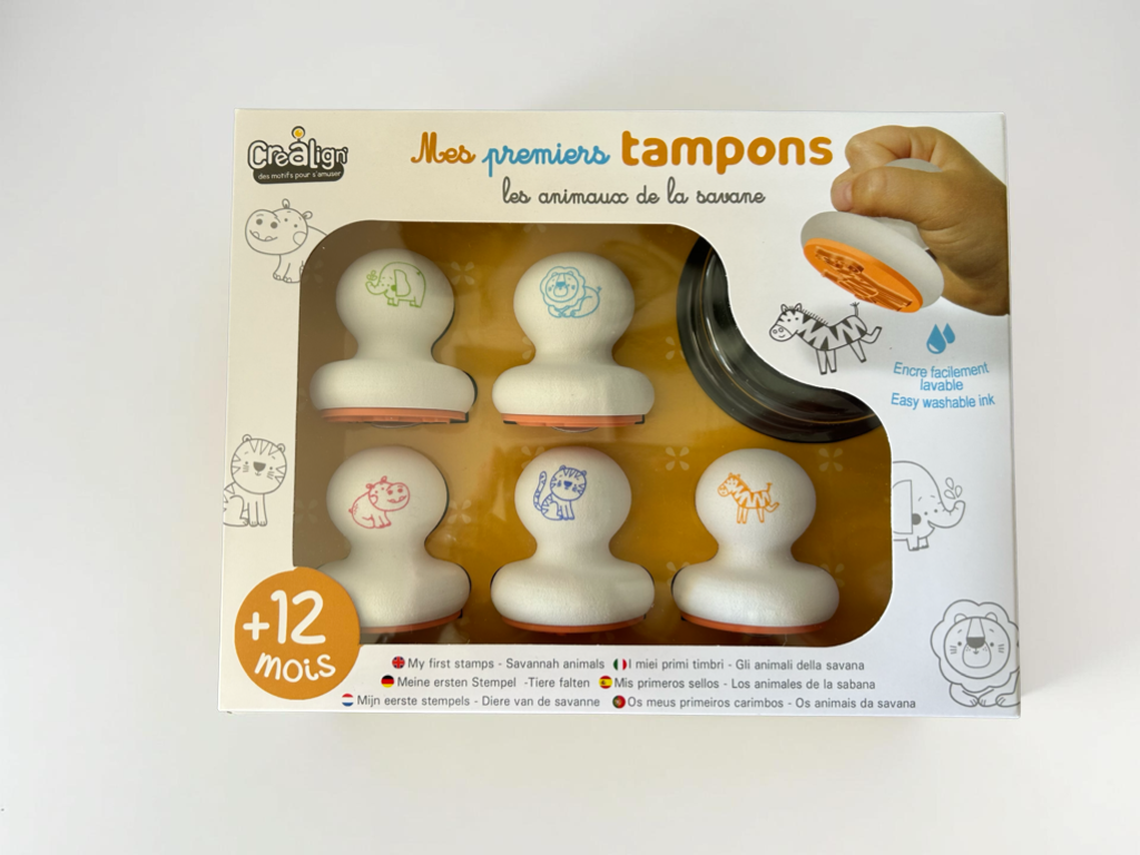 Mes premiers tampons Animaux de la savane