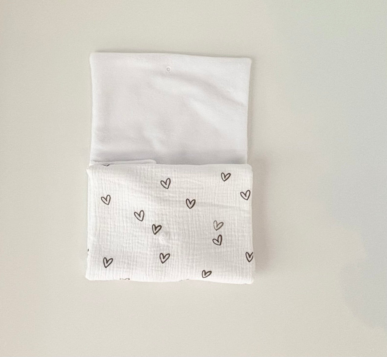 Matelas à langer nomade personnalisé Petit Coeur