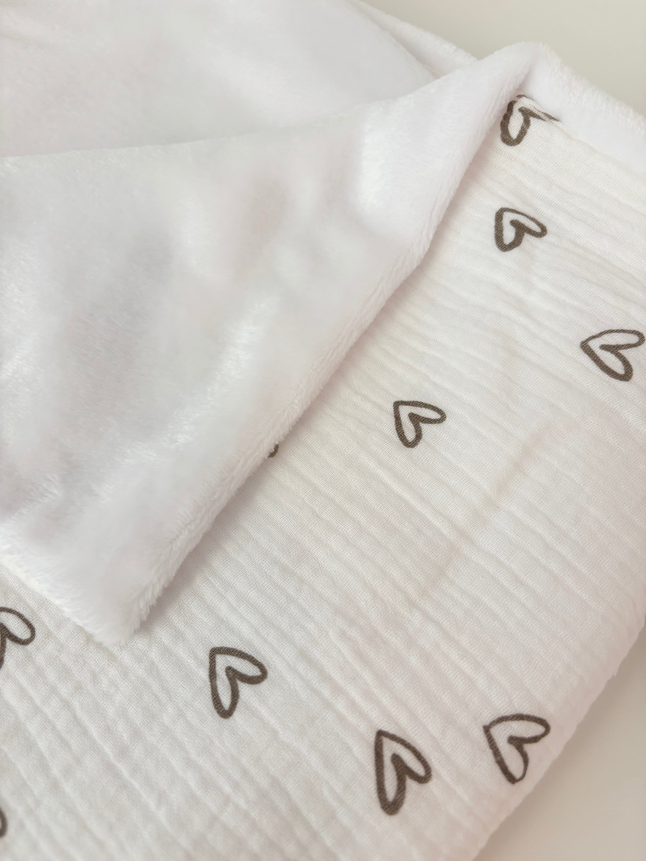 Couverture enfant personnalisée Petit Coeur